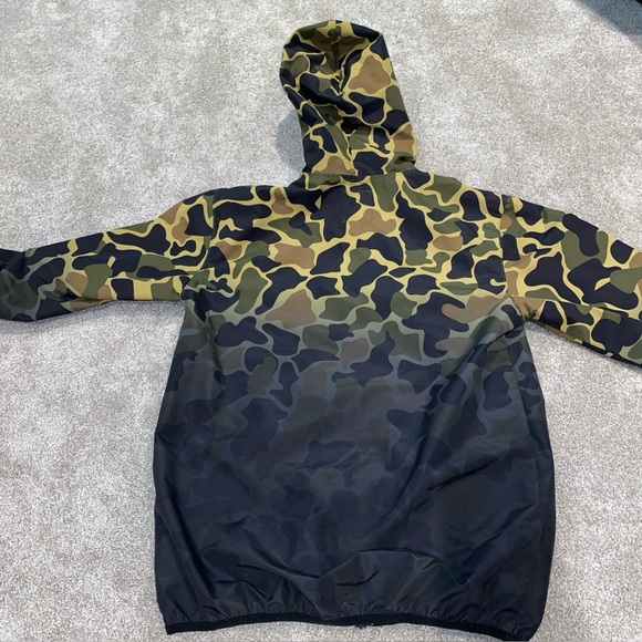 Adidas Originals Men’s Camouflage Windbreaker‎ Jacket Size Small Hood CE1545 - Picture 6 of 10